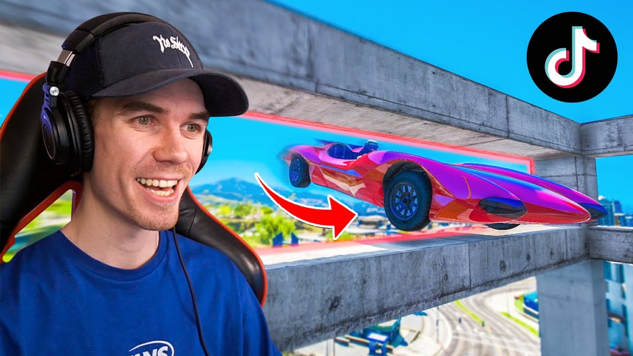 I Tried VIRAL TikTok STUNTS In GTA 5!