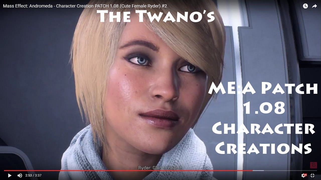 Mass Effect: Andromeda - Character Creation PATCH 1.08 (Cute Female Ryder) #2