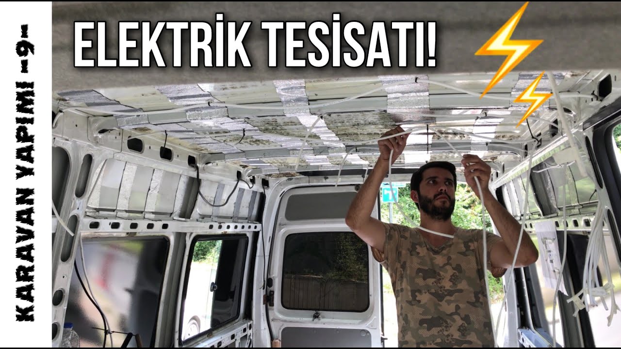 KARAVAN YAPIMI l ELEKTRİK TESİSATINI ÇEKTİM I Hangi kablolar? Fiyatlar? l kendin yap
