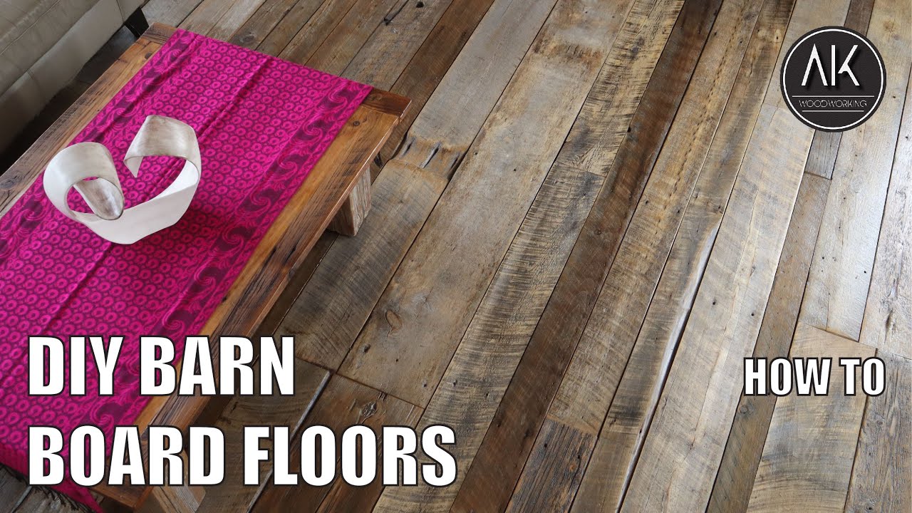How To Install Barn Board Floors YOURSELF | DIY