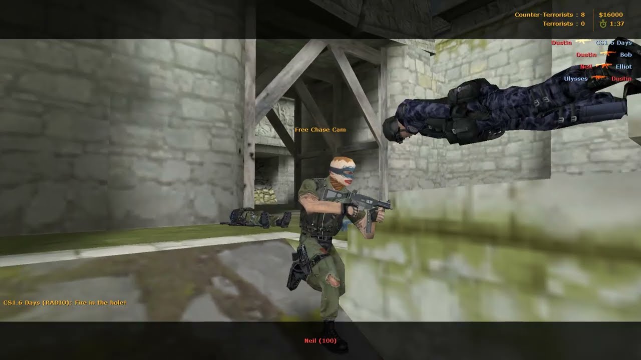 Counter-Strike 1.6 | Day 1436 | Map : de_aztec_go (T)