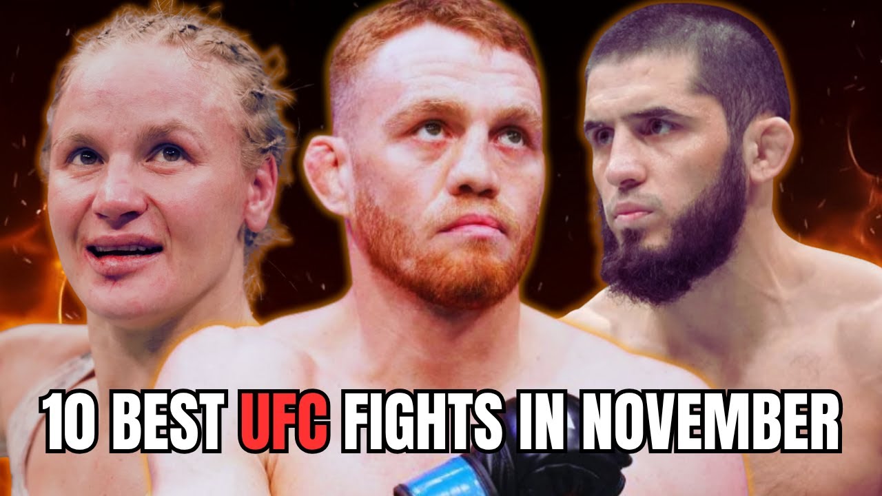 Top 10 UFC Fights You Can’t Miss in November 2025!