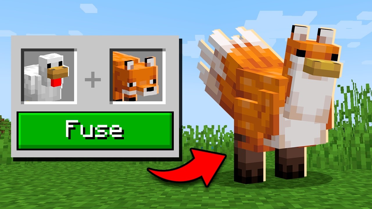 Minecraft, but I FUSE All the Mobs