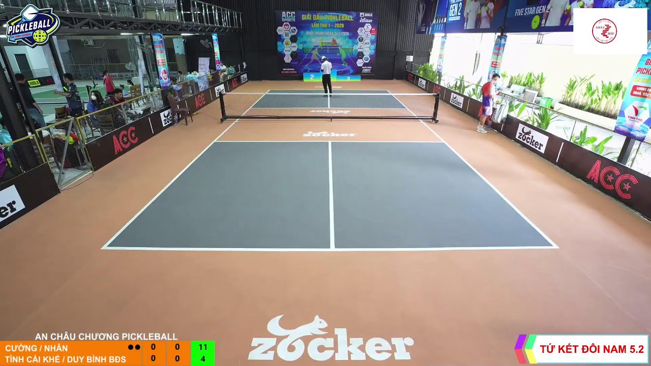 CƯỜNG/NHÂN vs TÌNH/BÌNH - TỨ KẾT 5.2 -  GIẢI PICKLEBALL ACC SPORTS SA ĐÉC LẦN 1 NĂM 2026