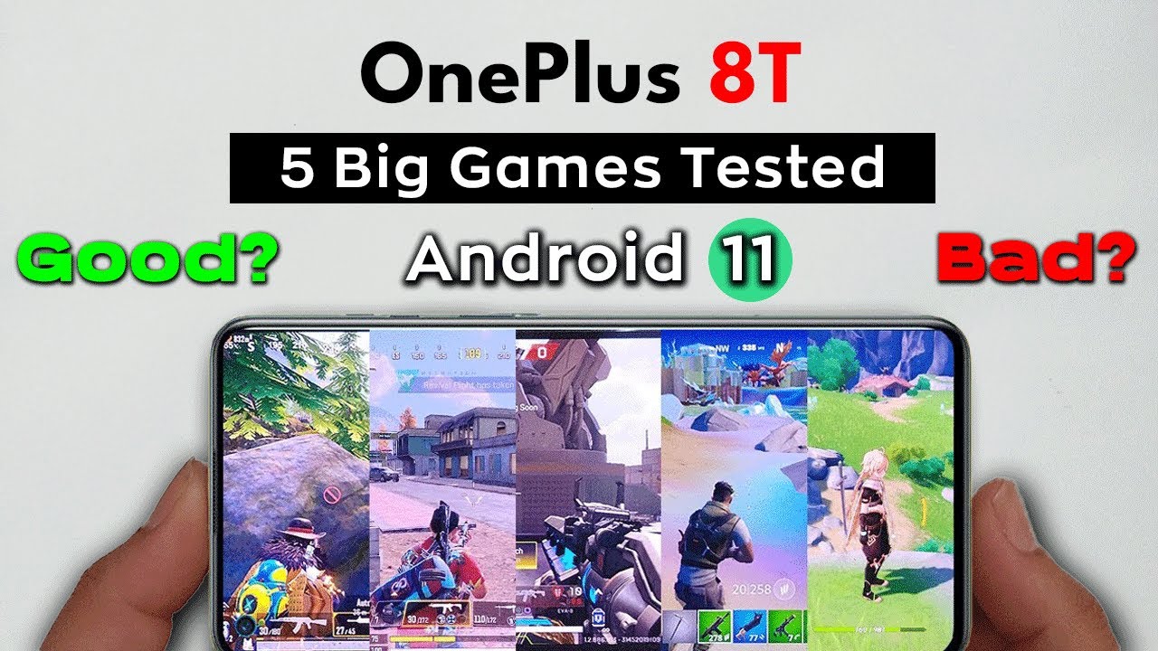 OnePlus 8T Gaming Review [FPS, Heat & Battery Test]