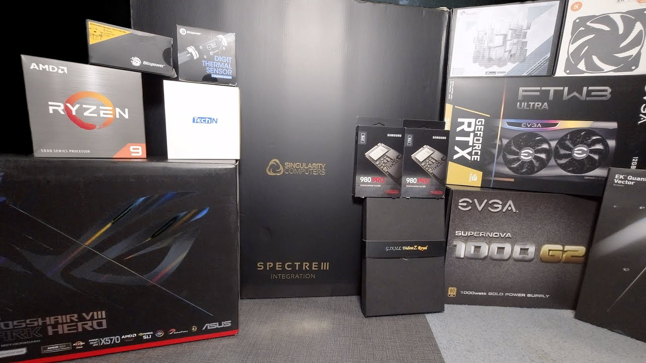 Singularity Spectre 3.0 - IRON MAN Water Cooled PC Build