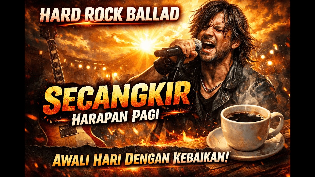 SECANGKIR HARAPAN PAGI ☕🔥 (Hard Rock Ballad Emosional)