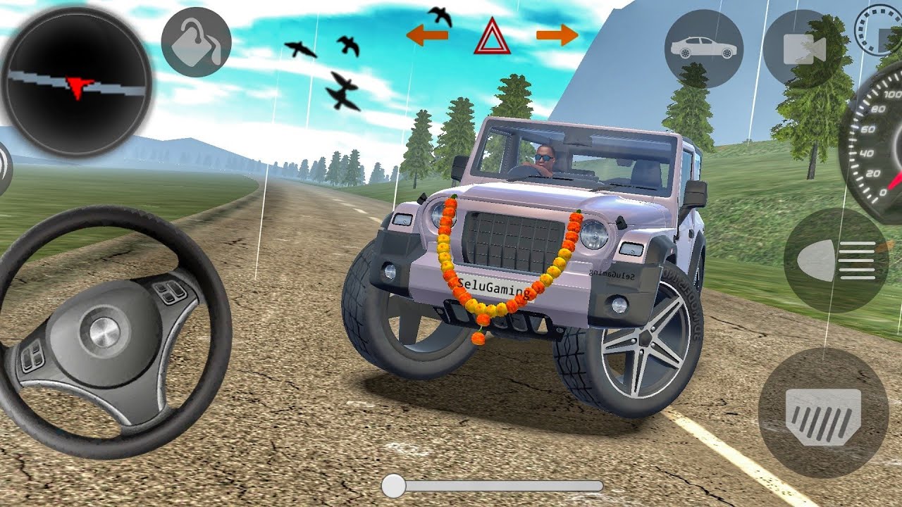 BLACK MODIFIED THAR 😱 | FULL POWER OFFROAD 🚙🔥 | SELUGAMING16