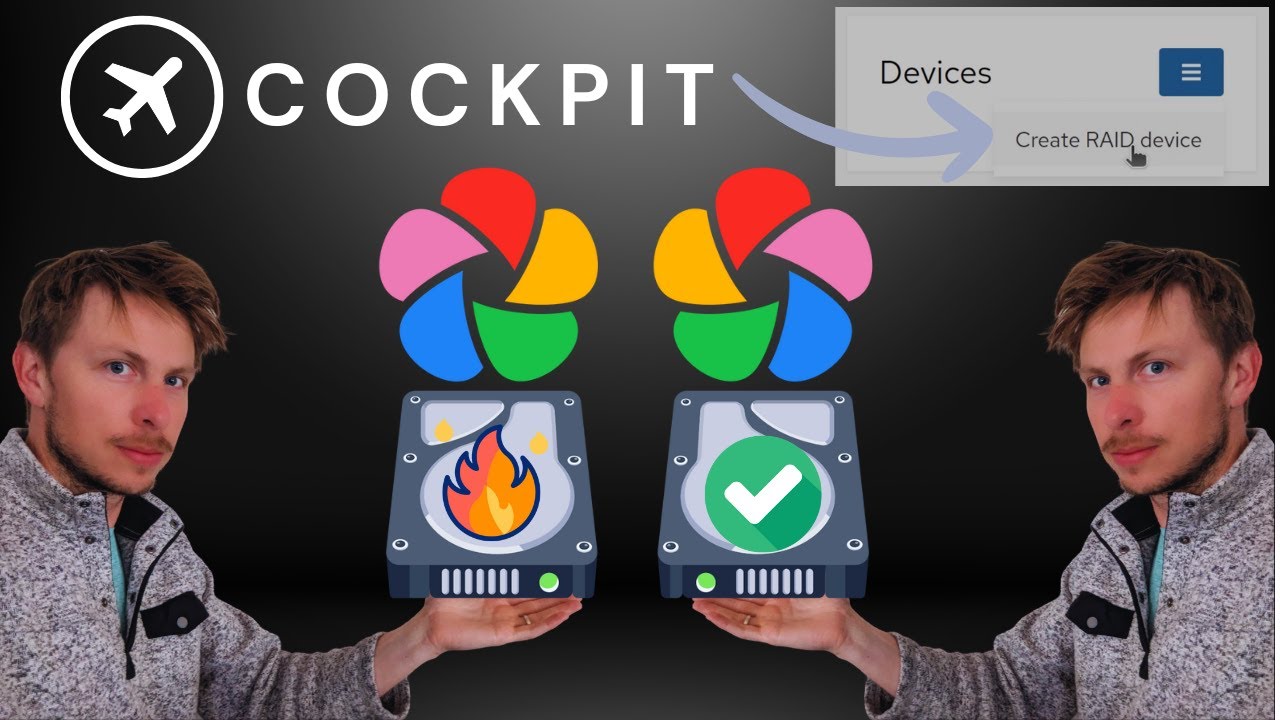 Comprehensive RAID tutorial with Cockpit & Immich | Restoring a Hard Drive after failure