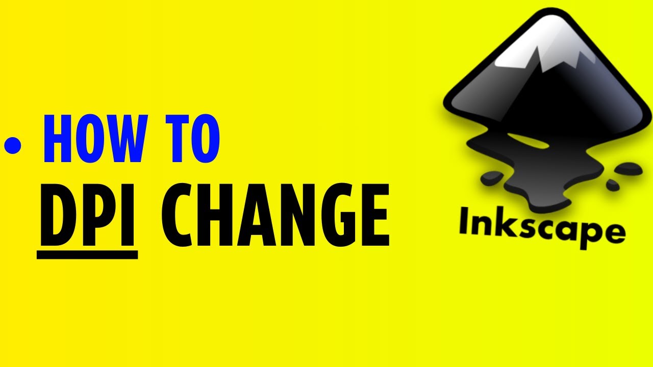 Inkscape : How to Change Default DPI (2024)