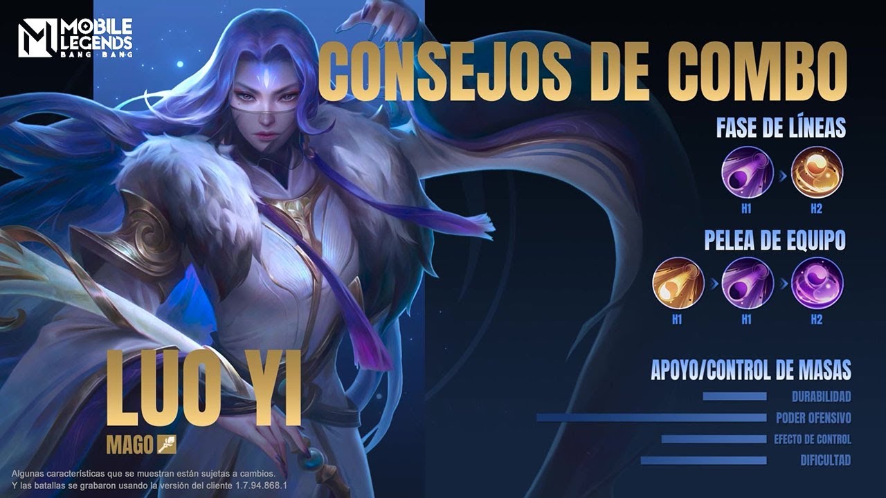 Héroe Destacado | Luo Yi | Mobile Legends: Bang Bang