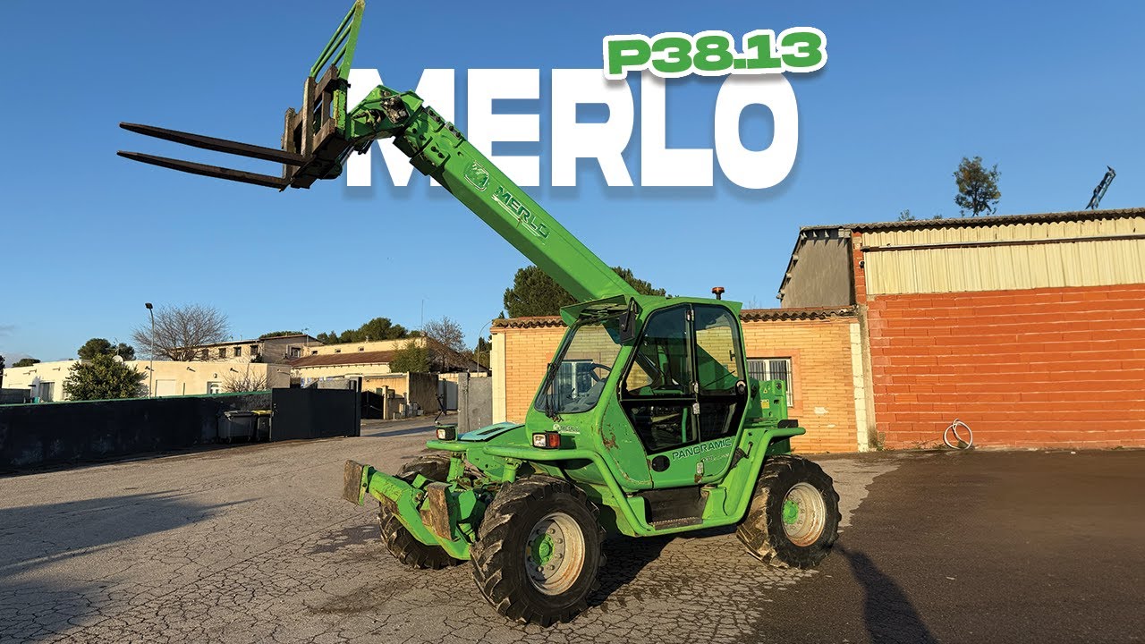 PRÉSENTATION MERLO P38.13 CHARIOT TÉLÉSCOPIQUE