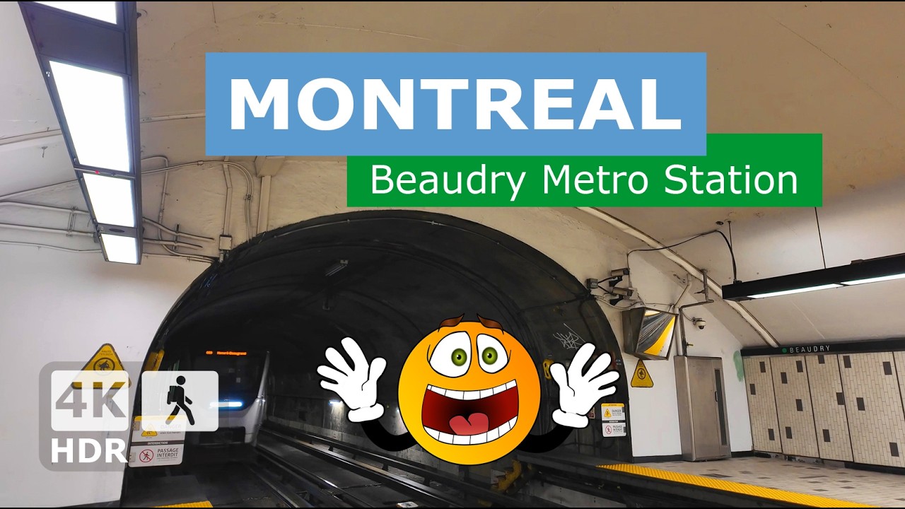 [ 4K ] Beaudry Metro Station 😮 Walking Tour | 🟢 Green Line | Montreal, Quebec, Canada 2025 🇨🇦