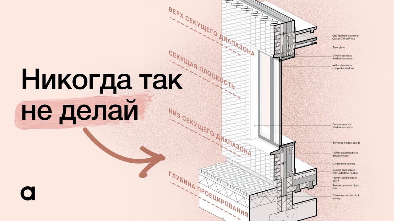 Топ 5 проблем новичков в Revit. Секущий диапазон в Revit
