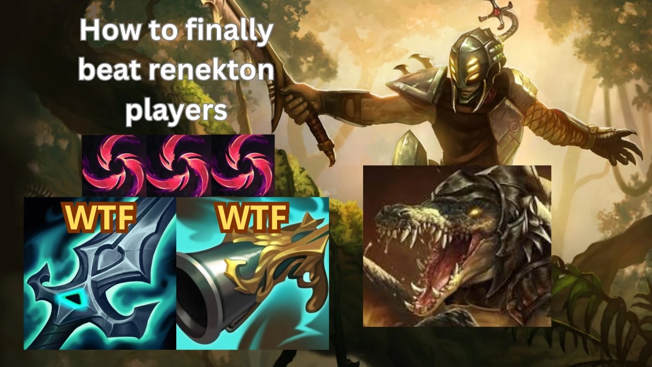 HOW TO BEAT VEGAN RENEKTON PLAYERS.