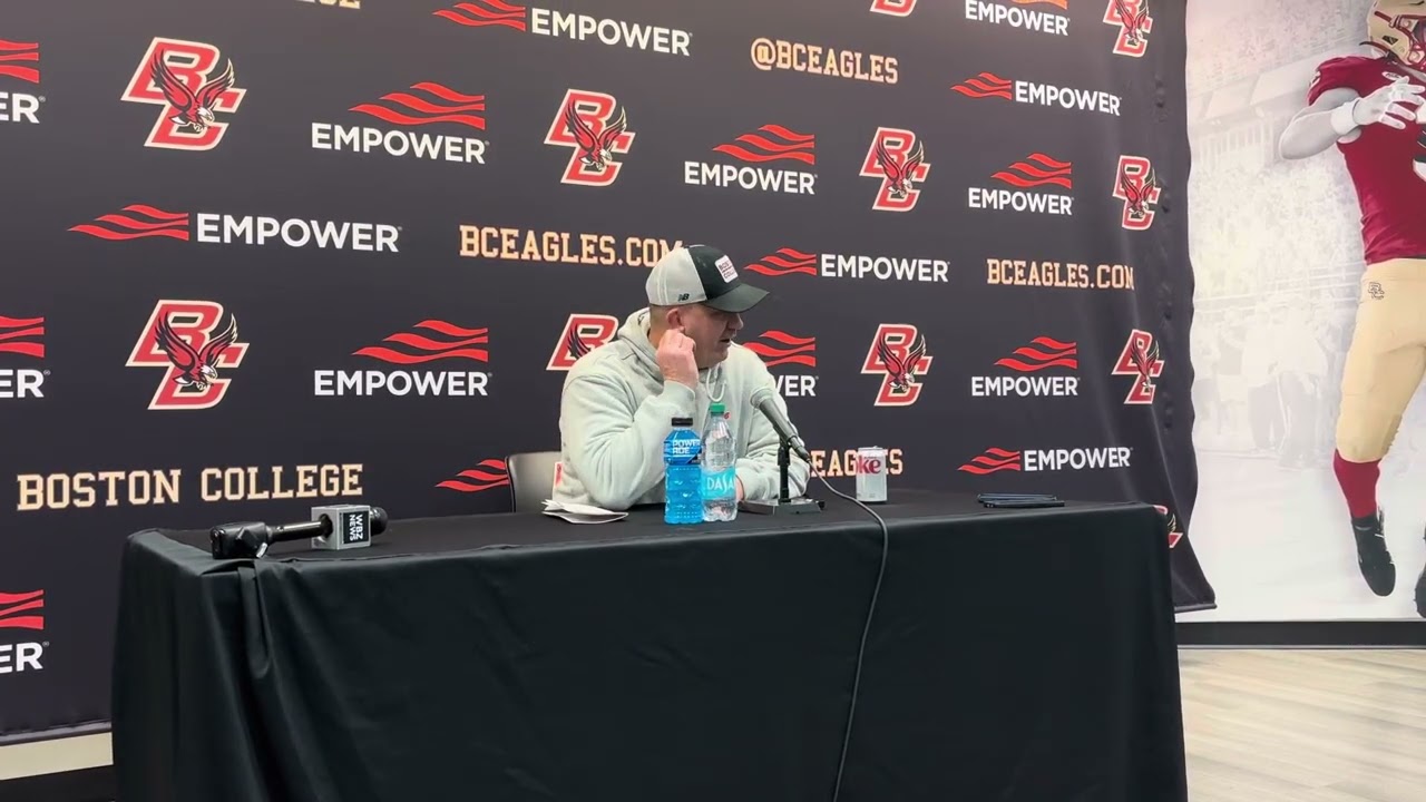 Boston College Football Head Coach Bill O’Brien After Loss to Georgia Tech