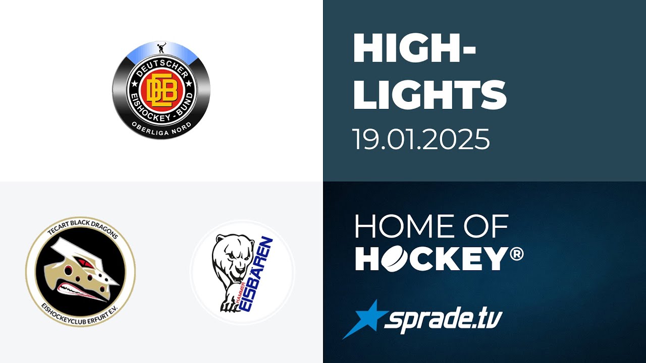 19.01.2025 - Highlights - TecArt BlackDragons vs. Hammer Eisbären