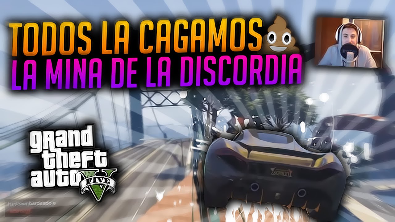 GTA V CARRERA LOCA! TODOS LA CAGAMOS MUCHO!! LA MINA DE LA DISCORDIA! xFaRgAnx