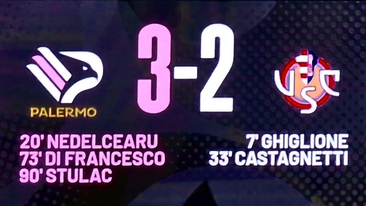 PALERMO - CREMONESE 3-2 SERIE BKT (4K) 26/12/2023