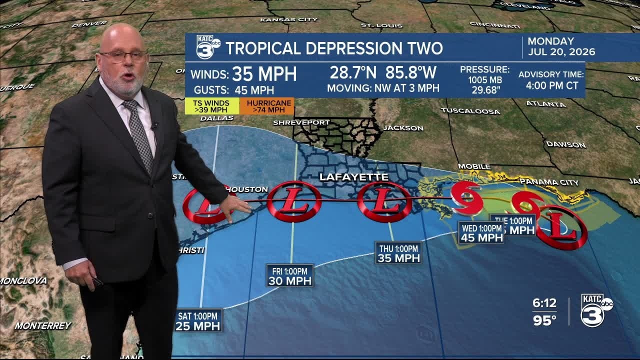 ROB'S 6PM WEATHER FORECAST KATC 07-20-26