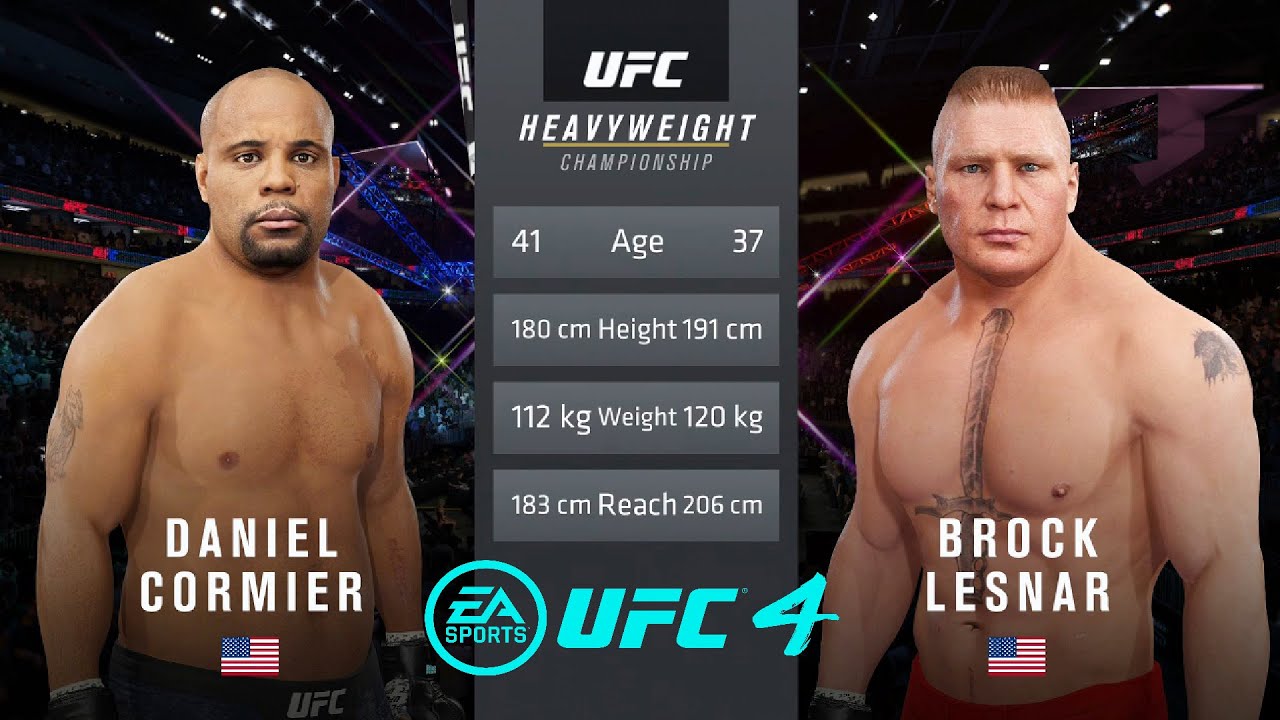 DANIEL CORMIER VS BROCK LESNAR!! - UFC 4
