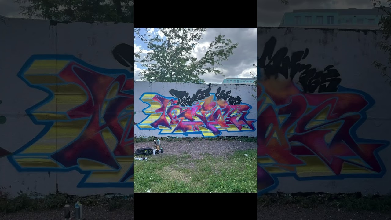 Graffiti Berlin in the making Hall of Fame! #graffiti #graffitiwall #graffitibwelin #stylewriting