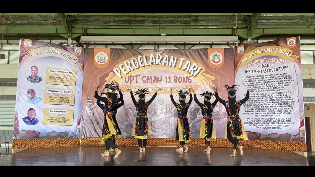 TARI MANDAU  PERGELARAN TARI 2024 SMAN 13 BONE