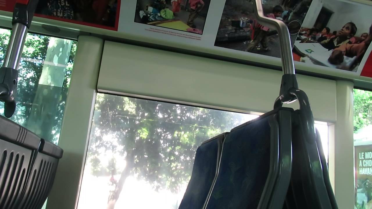 A bord de l'HeuliezBus GX 427 GNV n°294 sur la ligne C6 du réseau TAN de Nantes
