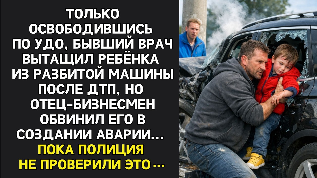 Бывший ЗЕК спас ребёнка из дтп, но отец-бизнесмен обвинил его в похищении. Пока эксперты...