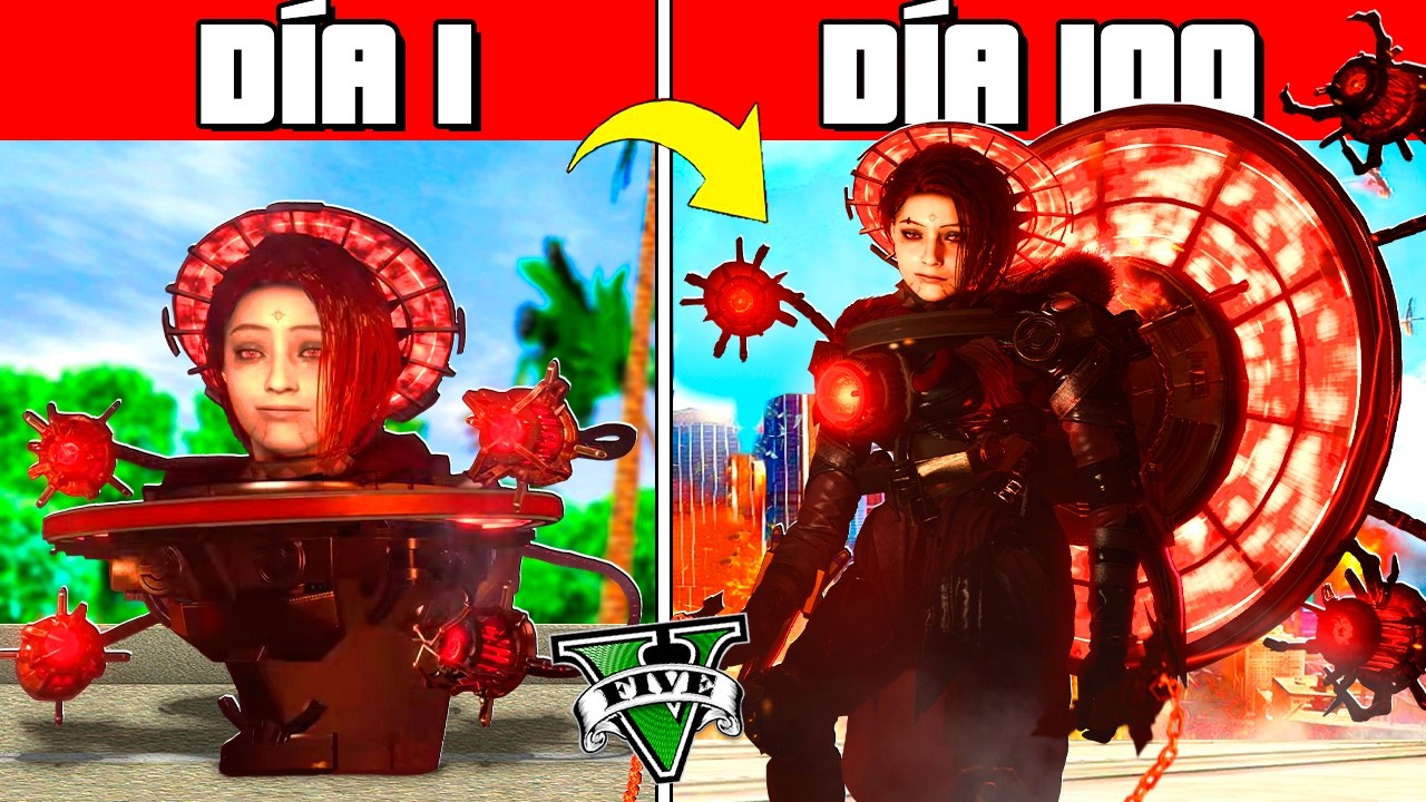 SOBREVIVÍ 100 DÍAS como DUQUESA ASTRO TOILET en GTA 5!! (Skibidi Toilet mod)