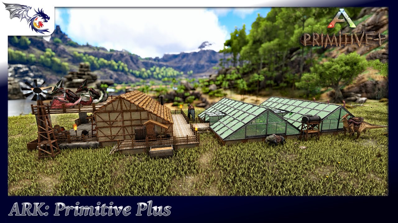 Building A Massive Greenhouse For Primitive Plus Crops | ARK: Primitive Plus #10