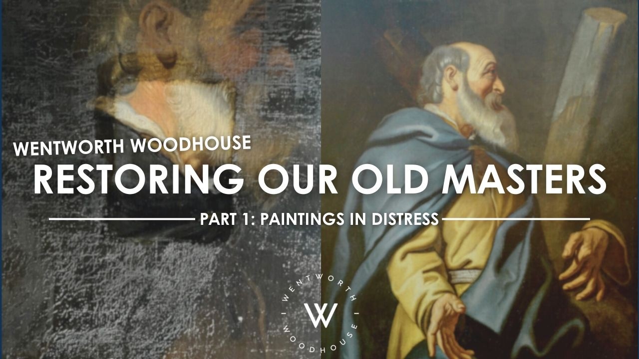 Восстановление произведений наших старых мастеров - Часть 1 | #wentworthwoodhouse |