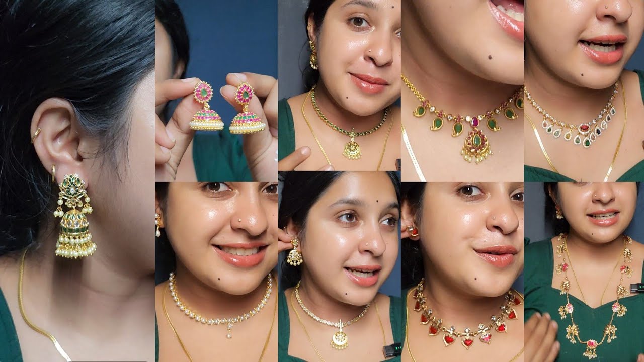 Adipowli JEWELLERY COLLECTION 😻7025424038 👈FOR Orders ! #jewellery 