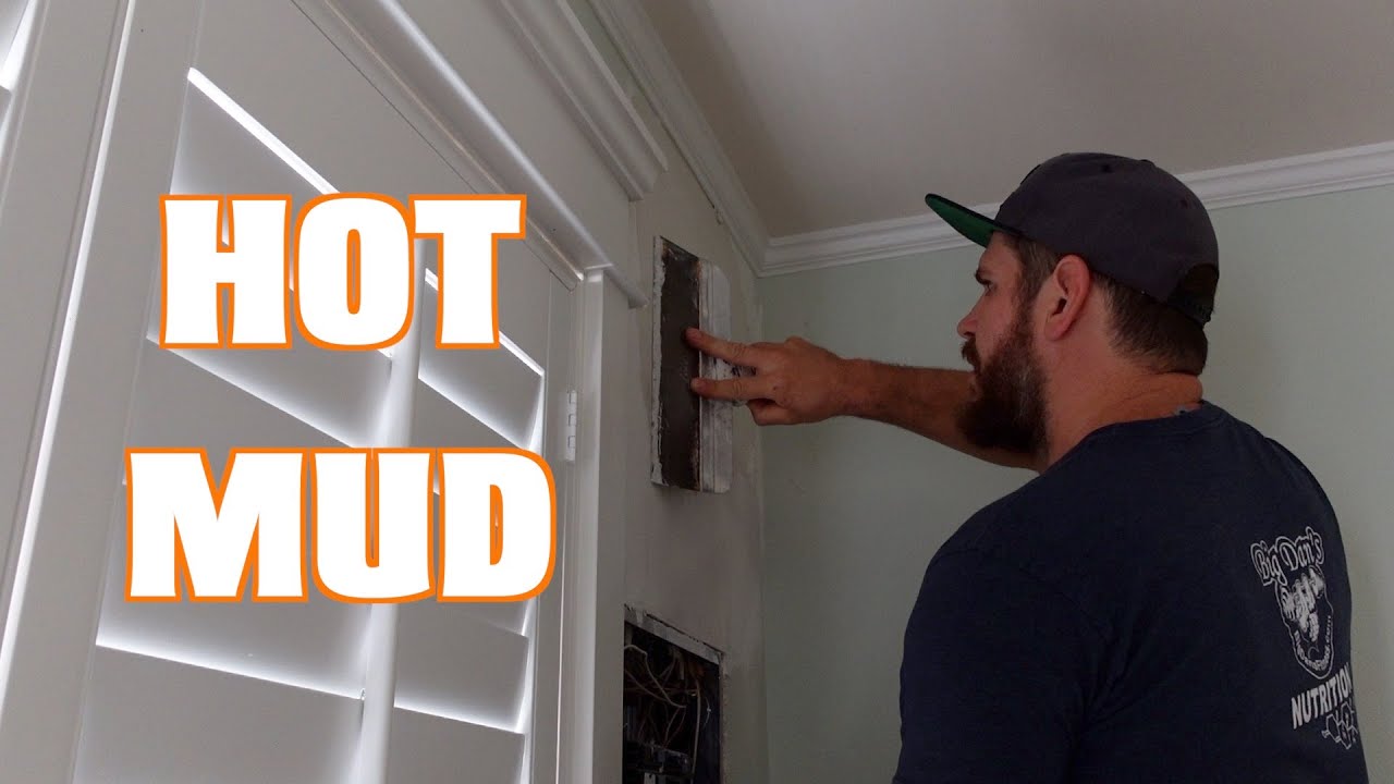 How to Patch Drywall with Hot Mud