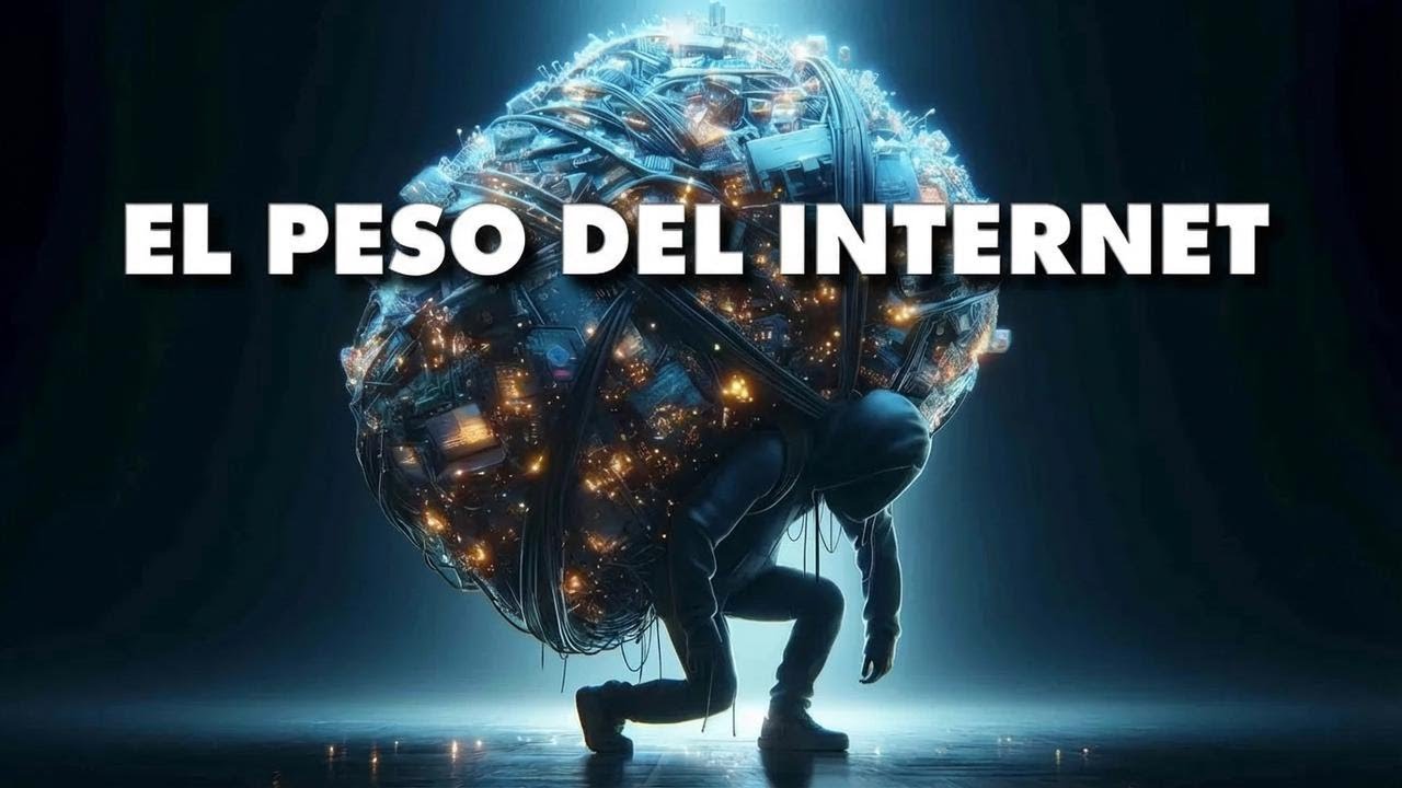 ¿Cuánto pesa todo el internet?