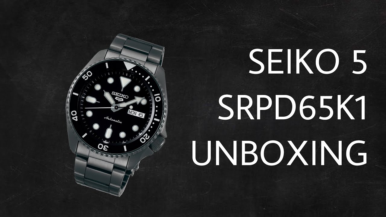 SEIKO 5 Sports - SRPD65K1 Watch Unboxing