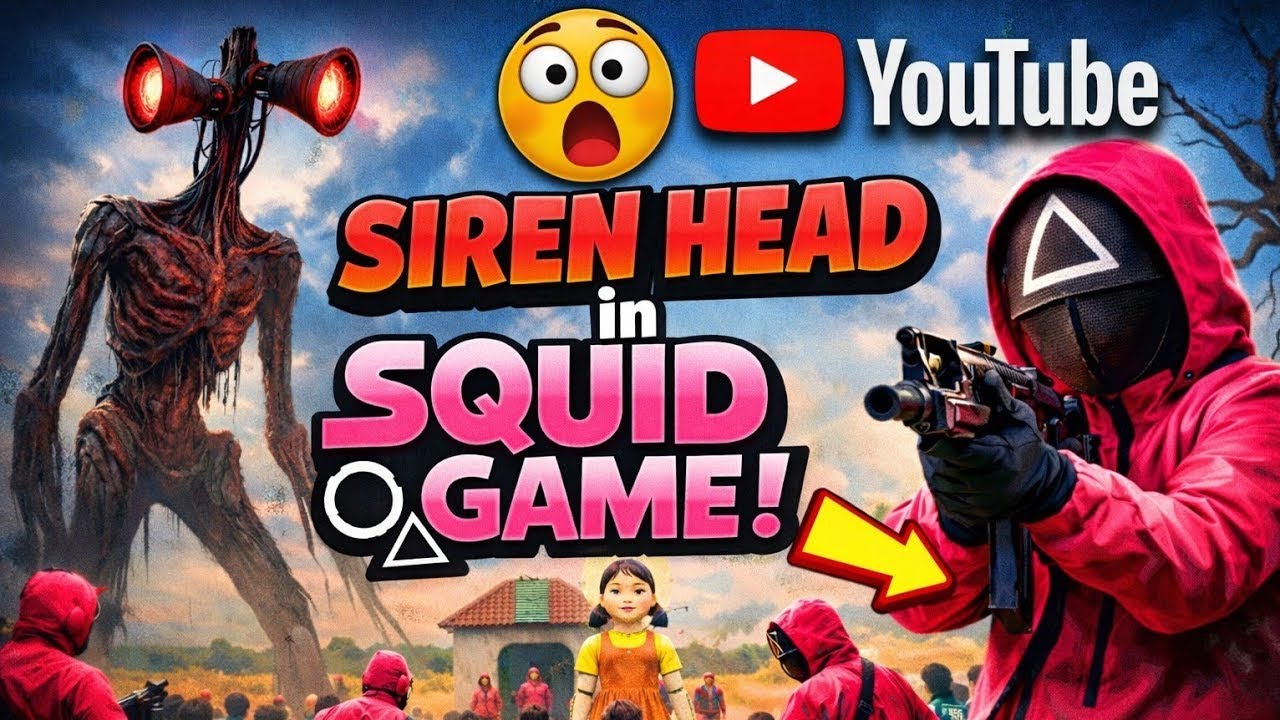 Can Siren Head Survive Squid Game? 🛑 456 Survival Challenge #squidgame 