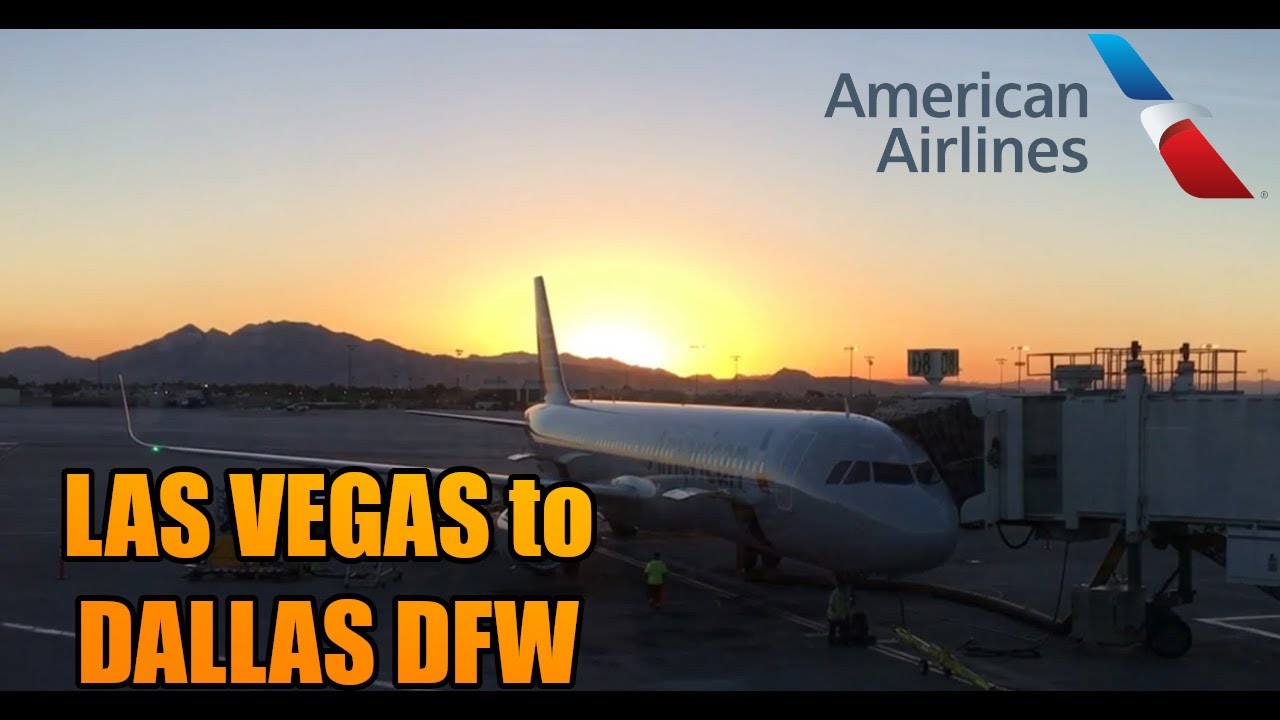 Las Vegas to Dallas LAS-DFW | American Airlines | Airbus A321 (#36)