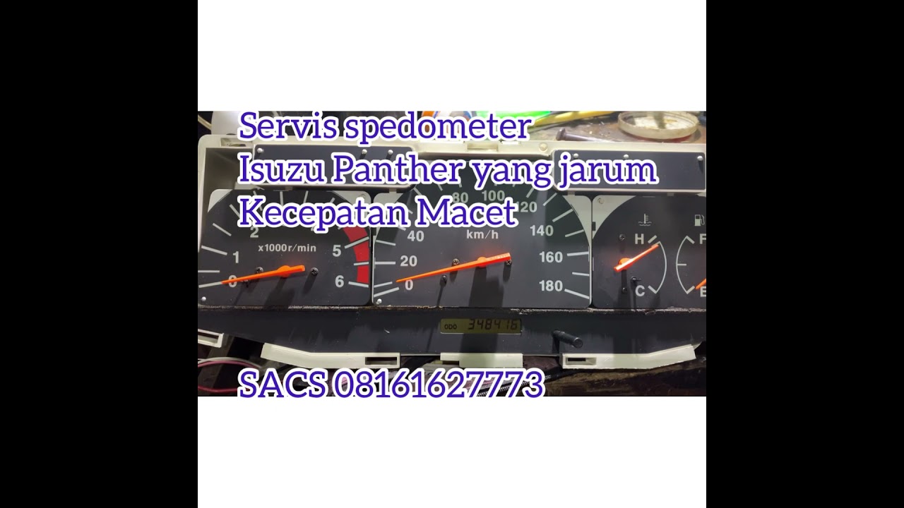 Servis spedometer Isuzu Panther yang jarum kecepatan nya macet