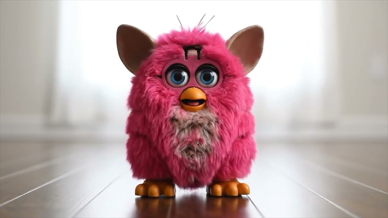 Furbies are eating, crying, exercising, dancing, and being royal.
