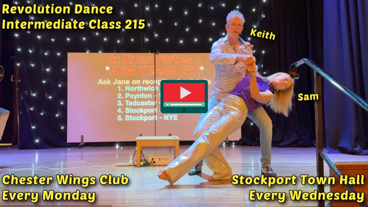 Modern Jive Tutorial Shoulder Drop Smooth moves hand Changes Revolution Dance Intermediate Class 215