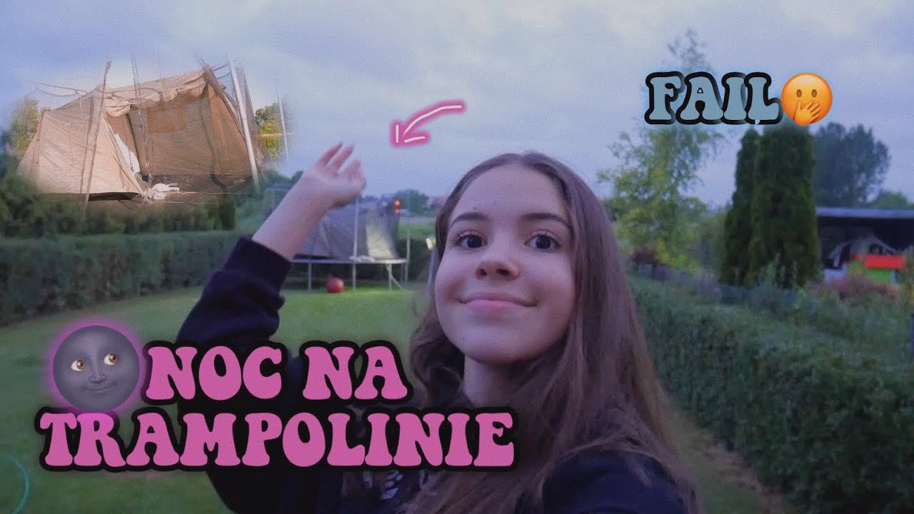 NOC na Trampolinie 🌚 / samosiaa