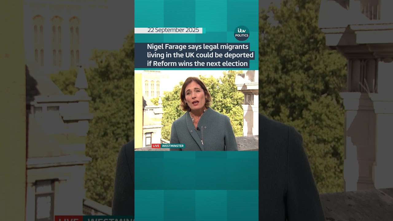 Farage says legal migrants living in the UK could be deported if Reform wins the election | ITV News
