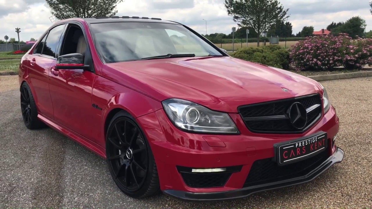 Обзор Mercedes C63 AMG 2012 года.
