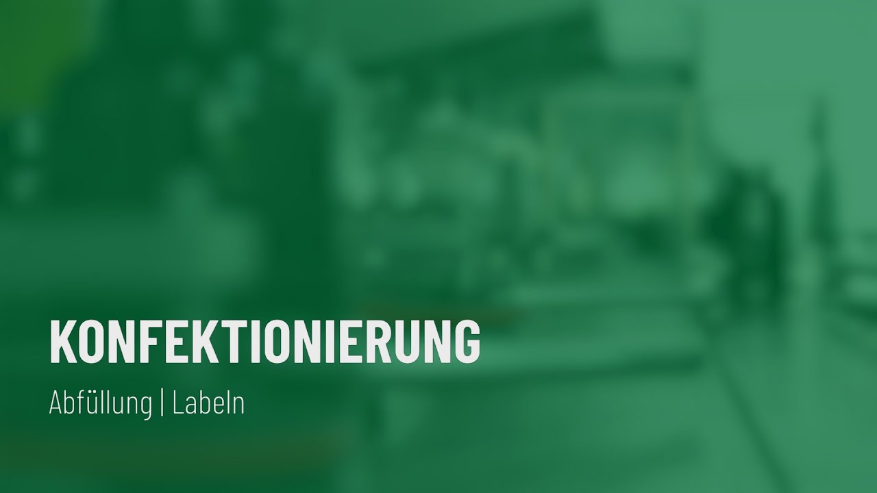Konfektionierung – Abfüllung & Labeln | MediGrün