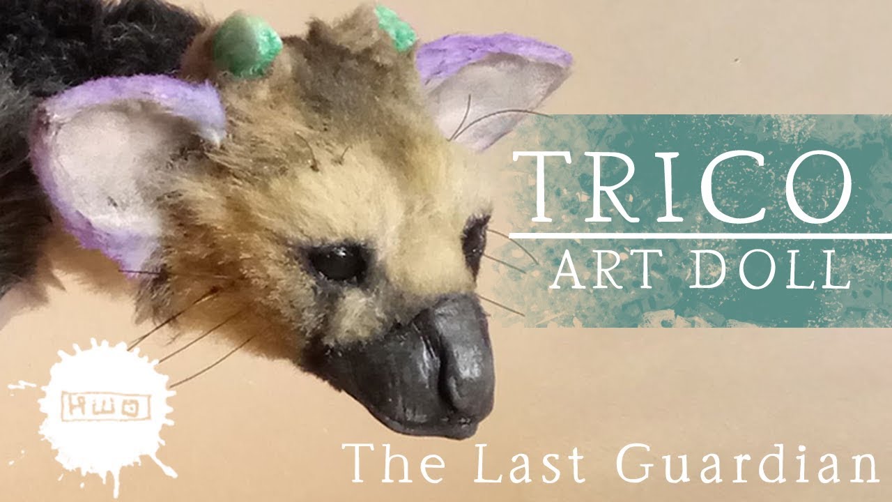 TRICO The Last Guardian art doll - by hikigane - Posing and details