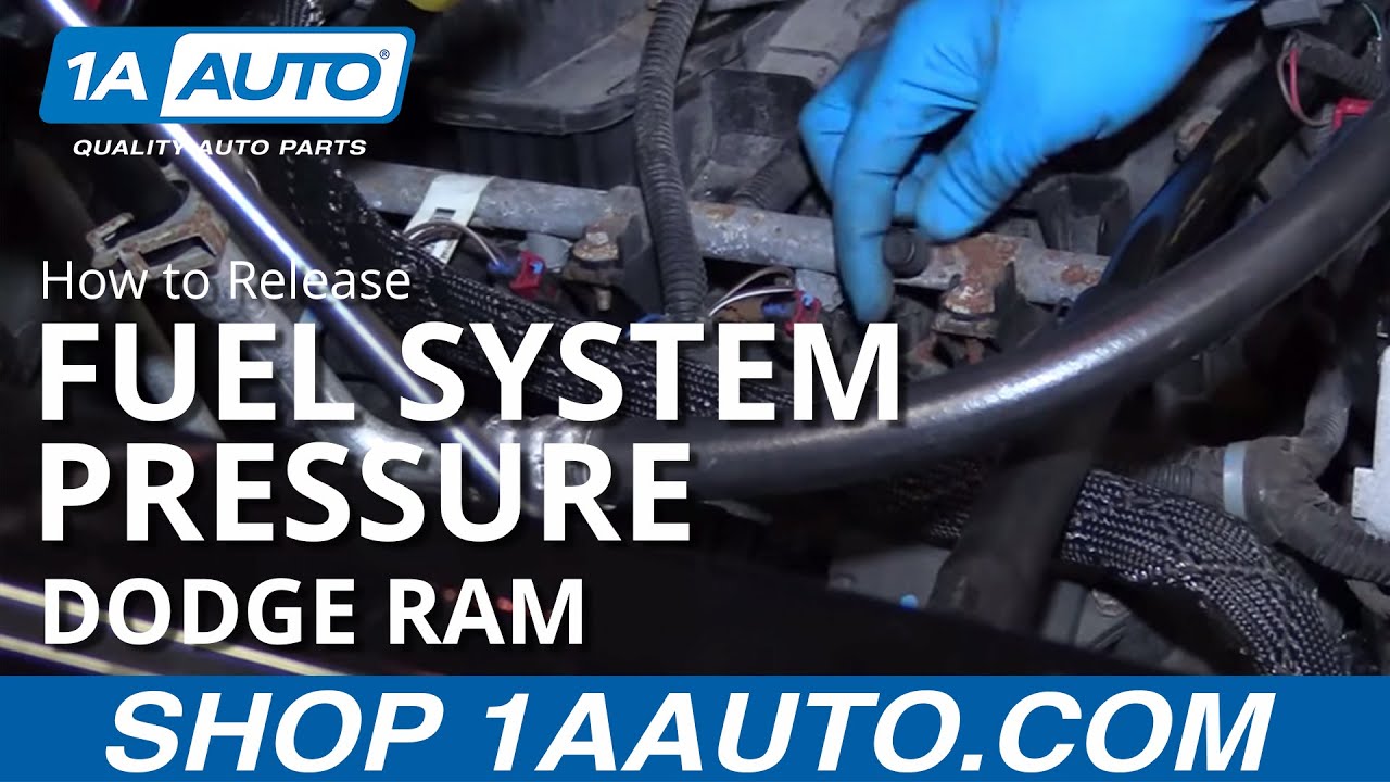 How to Release Fuel System Pressure 02-08 Dodge Ram