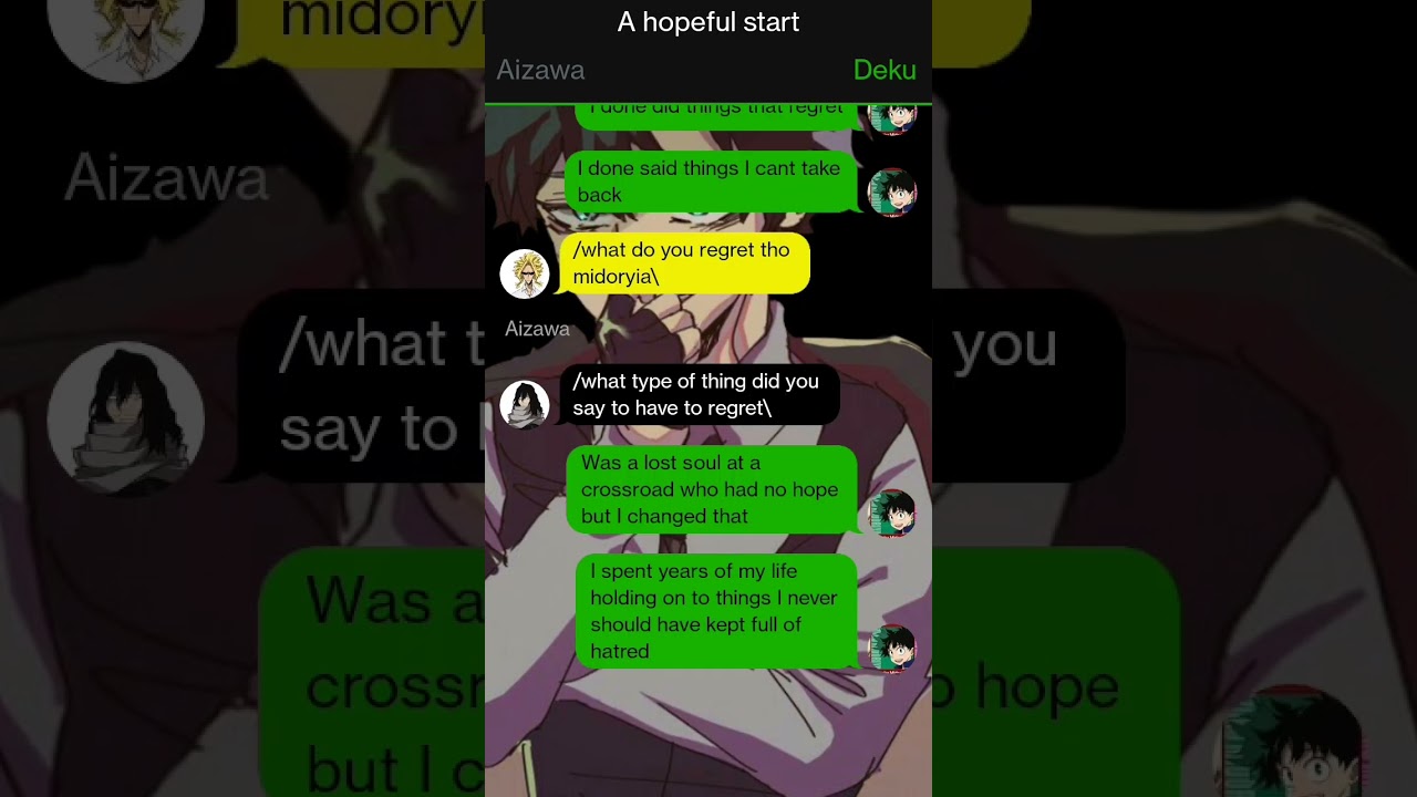 A hopeful start: bullied Deku AU. Lyric (not) prank. NF-Hope