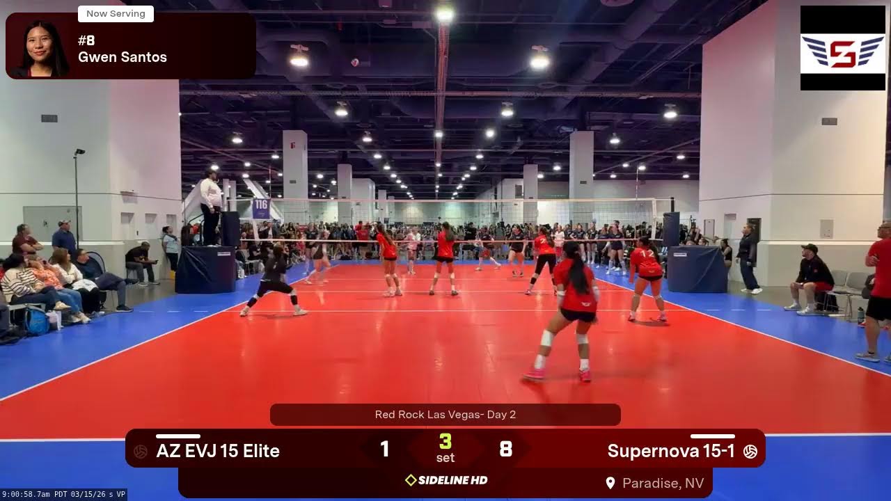 Supernova 15-1 vs. AZ EVJ 15 Elite (2026.03.15)