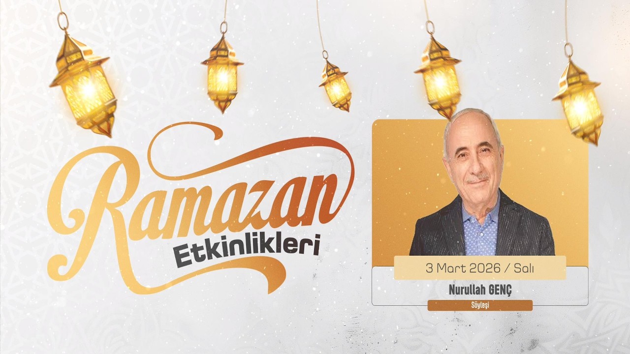 📡 #CanlıYayın - Ramazan Etkinlikleri / Eğitimci-Şair Nurullah Genç Söyleşi Programı